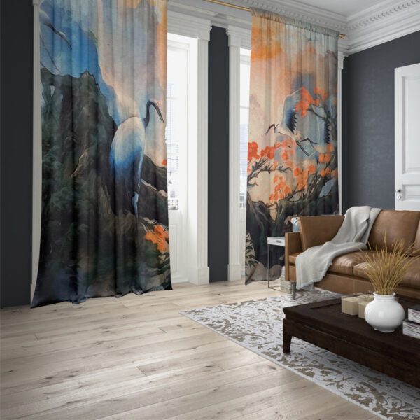 Cotton curtains linen living room, bawełniane zasłony do salon